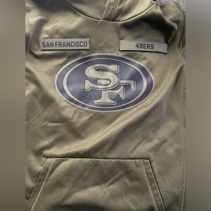 Youth Nike San Francisco 49er salute to Army sweatshirt